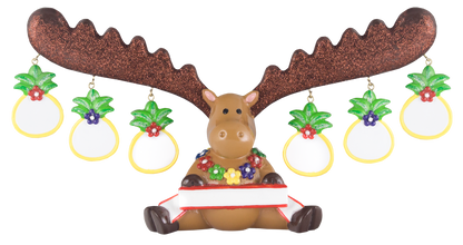 LR306T: Tropical Moose Figurine - Family 6