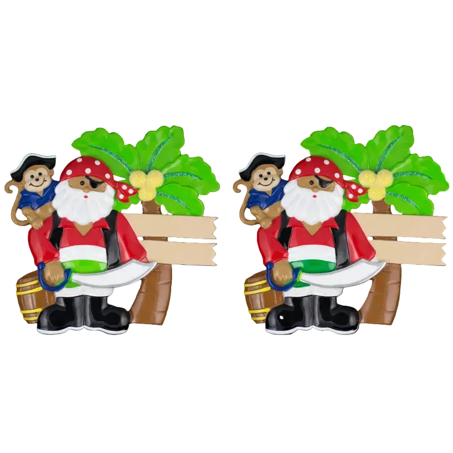 NT188: Pirate Santa & Monkey