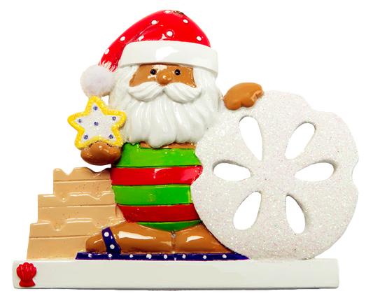 NT116E: BEACH SANDDOLLAR SANTA