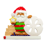 NT116E: Beach Sand Dollar Santa