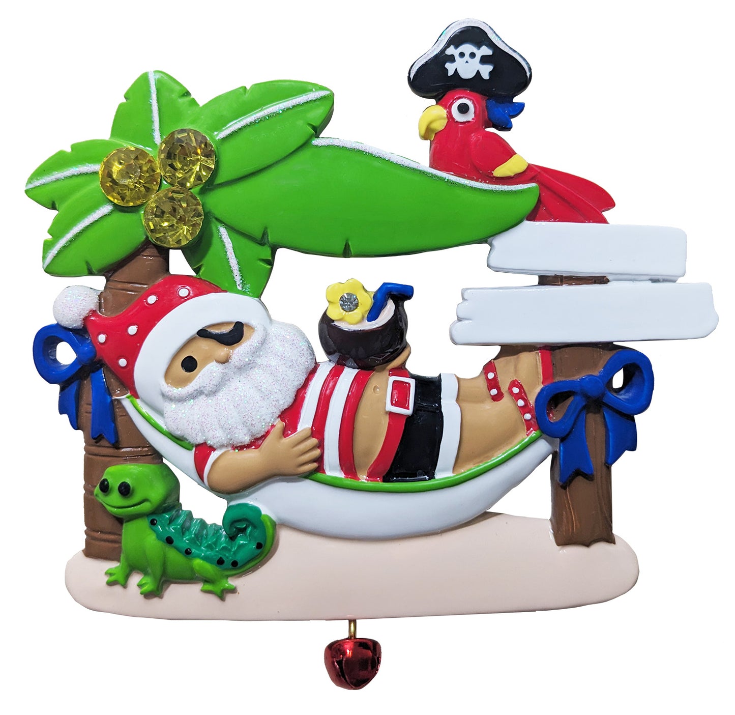 NT134N: New Pirate Santa in Hammock