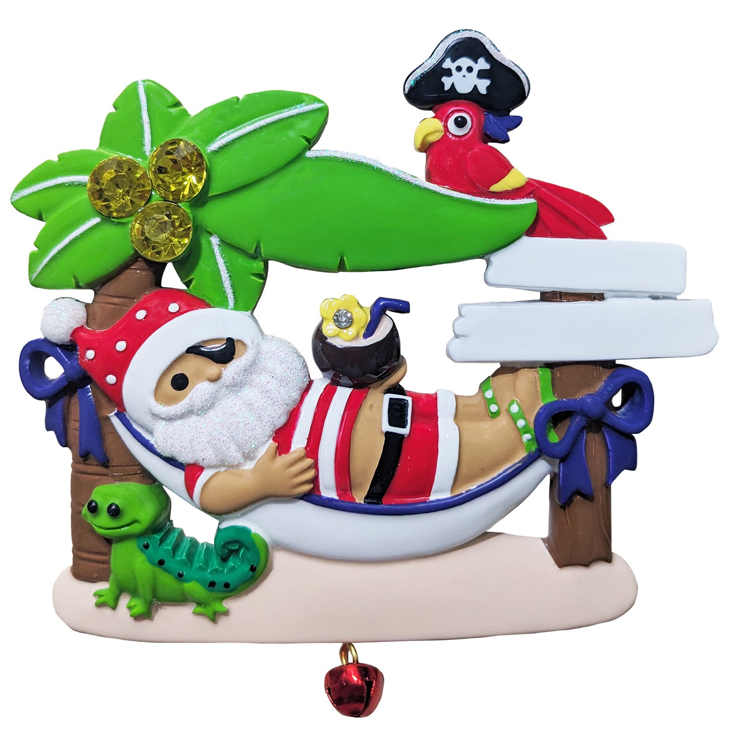 NT134N: New Pirate Santa in Hammock