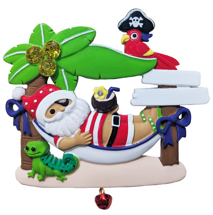 NT134N: New Pirate Santa in Hammock