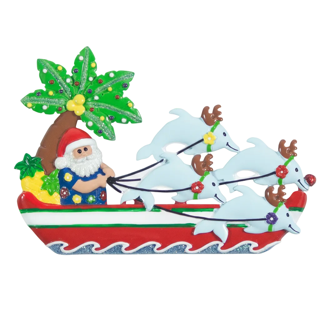 NT174: Santa Dolphin 4 - Family-4