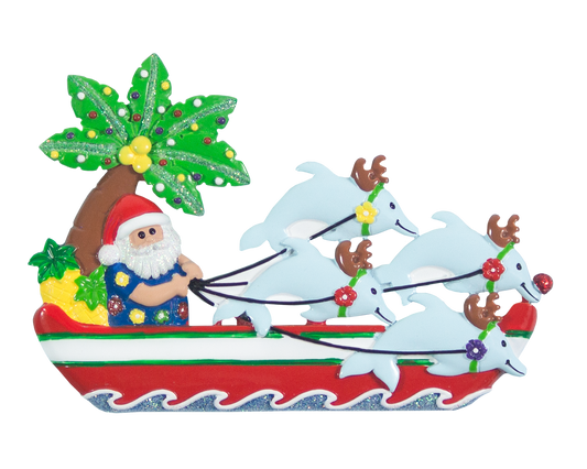 NT174: Santa Dolphin 4 - Family-4