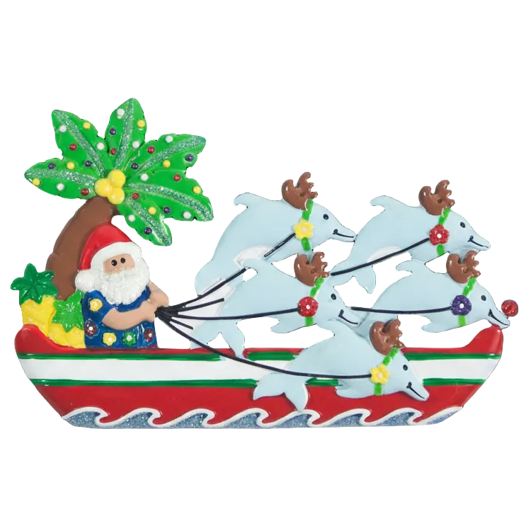 NT175: Santa Dolphin 5 - Family-5