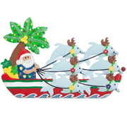 NT176: Santa Dolphin 6 - Family-6
