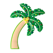 NT177P: Coconut Tree W/ Crystals