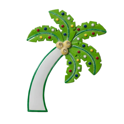 NT177P: Coconut Tree W/ Crystals