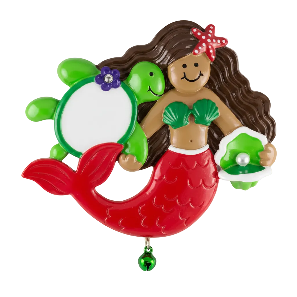 NT180T: Tropical Mermaid w/ Bell (Brunette)