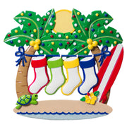 NT184: Palm Trees with Stockings - Family-4