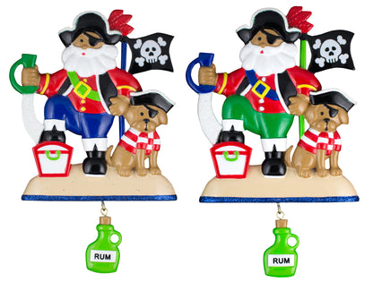 NT187: Pirate Santa & Dog