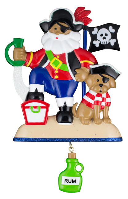 NT187: Pirate Santa & Dog