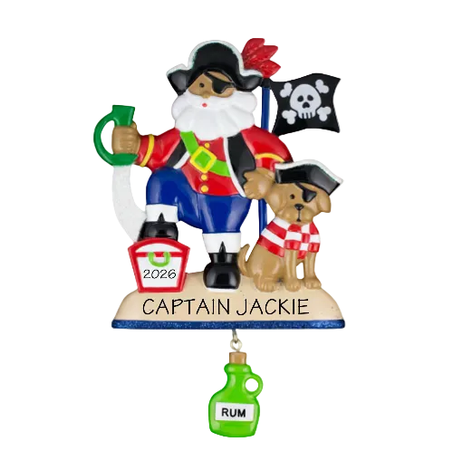 NT187: Pirate Santa & Dog