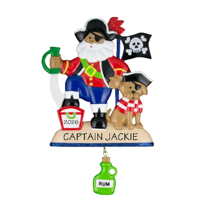 NT187: Pirate Santa & Dog