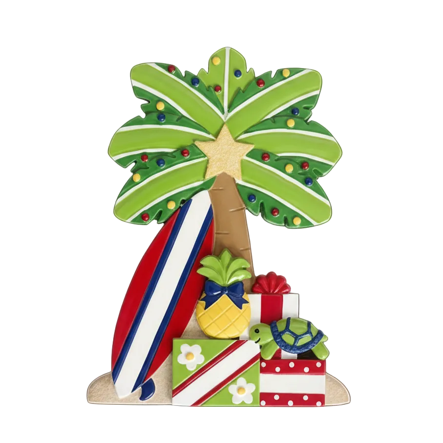 NT192: Tabletop Palm Tree w/ Gifts