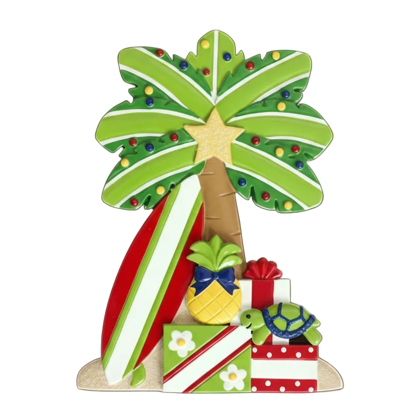 NT192: Tabletop Palm Tree w/ Gifts