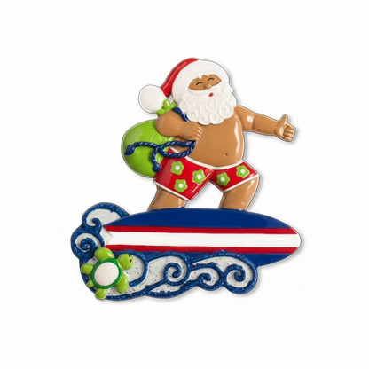 NT194T: Tropical Surfing Santa
