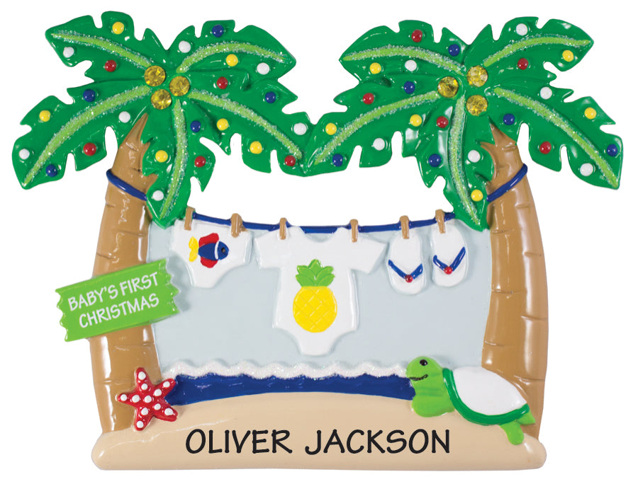 NT195B: Tropical Baby's First Christmas - Boy