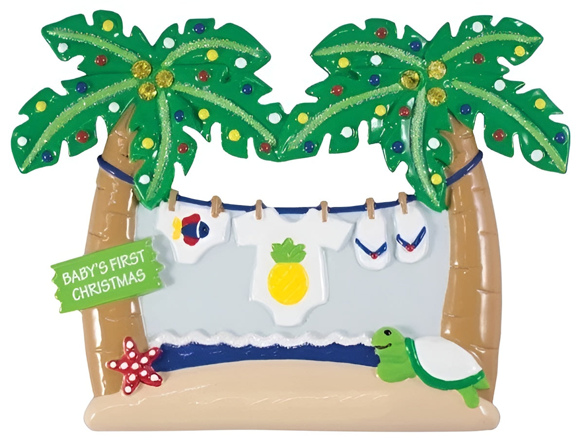 NT195B: Tropical Babys First Christmas - Boy
