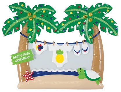 NT195B: Tropical Babys First Christmas - Boy