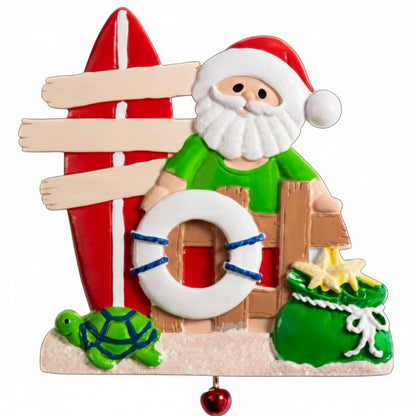 NT198: Beach Santa w/ Surfboard Signs