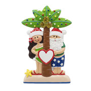 NT202N: Palm Tree Couple Tabletop Ornament - 24 Pack