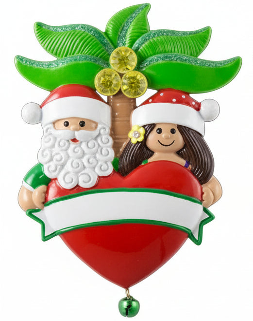 NT214: Tropical Couple w/ Heart