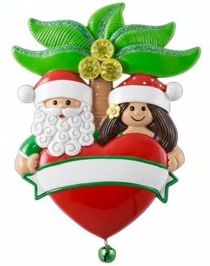 NT214: Tropical Couple w/ Heart