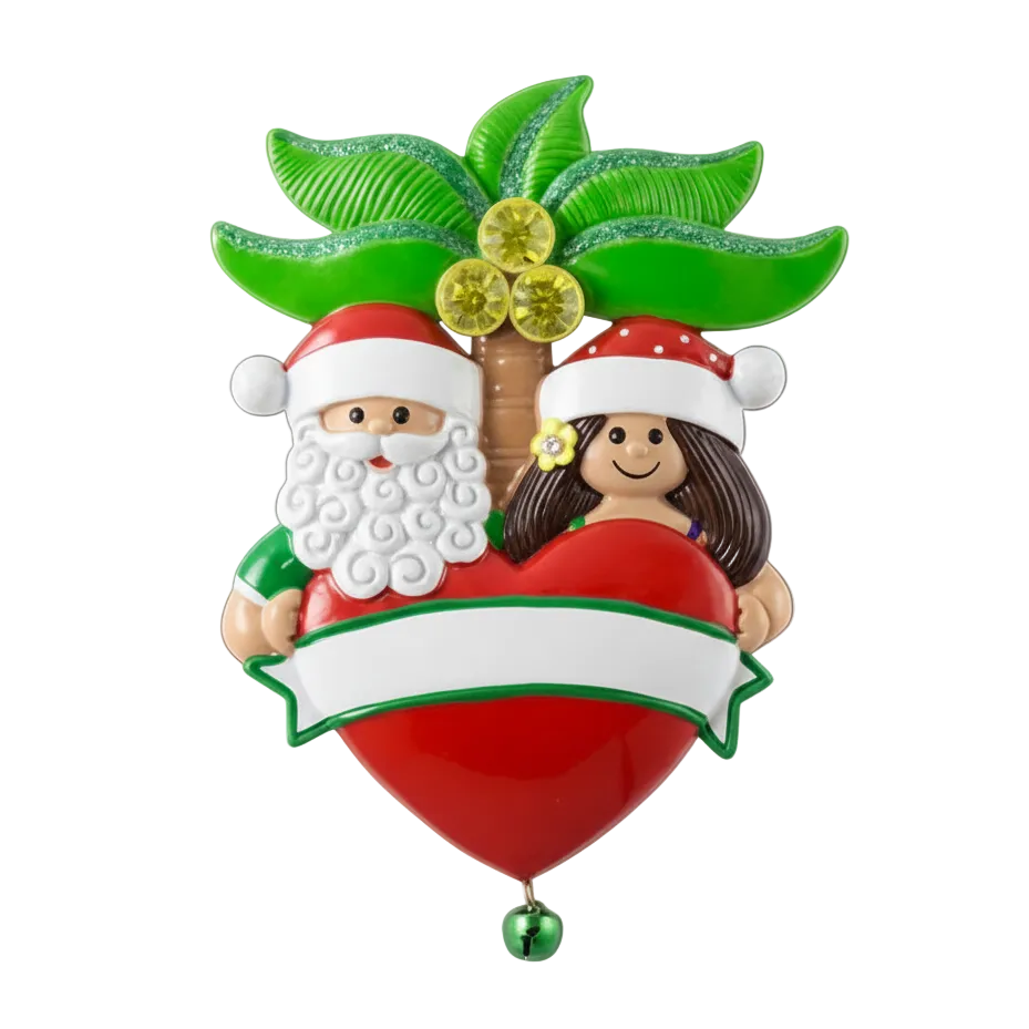 NT214: Tropical Couple w/ Heart