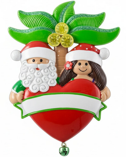 NT214: Tropical Couple w/ Heart