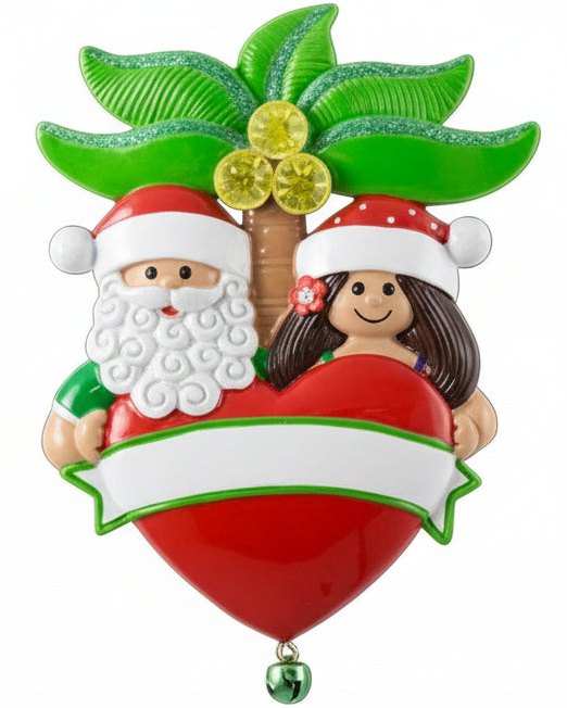 NT214: Tropical Couple w/ Heart