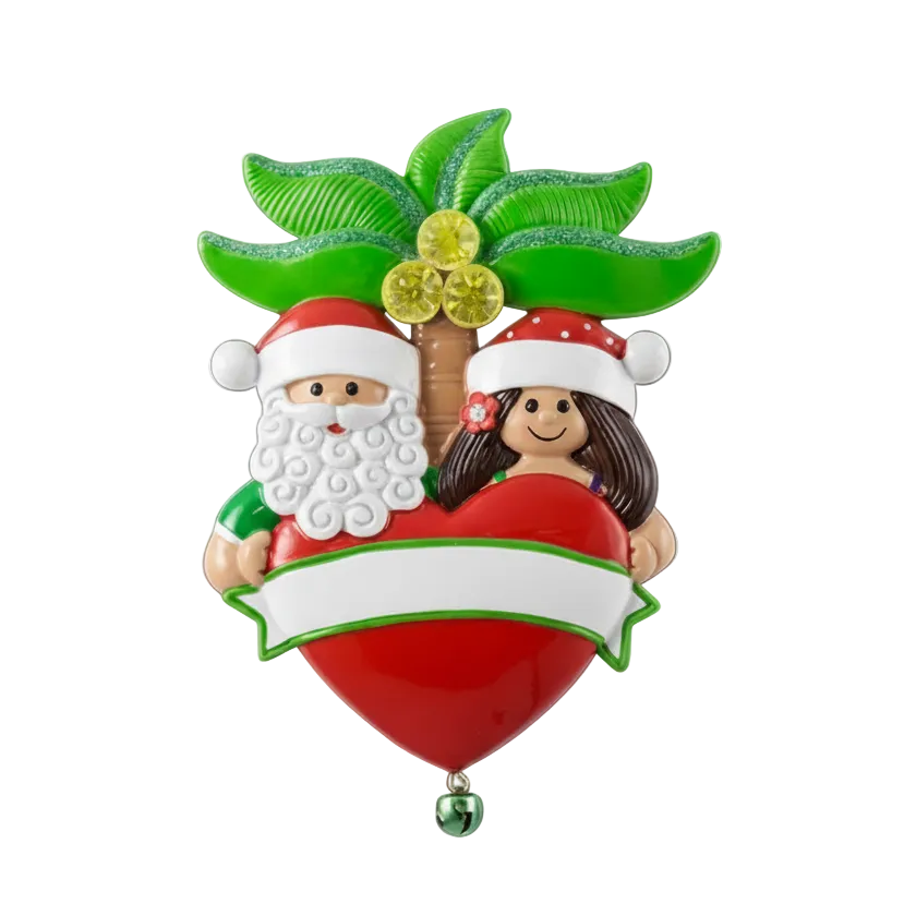 NT214: Tropical Couple w/ Heart
