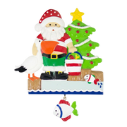 NT224: Santa w/ Pelican & Tree