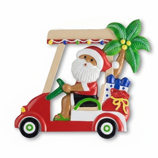 NT232: Golf Cart Santa