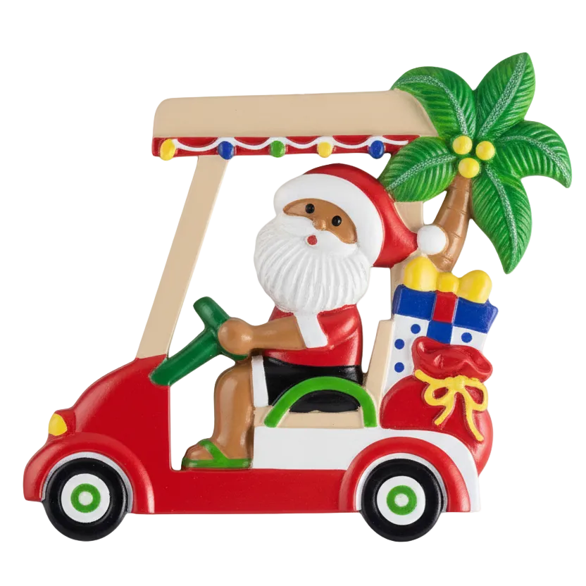 NT232: Golf Cart Santa