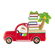 NT236: Red Truck Palm Tree Santa Family-6