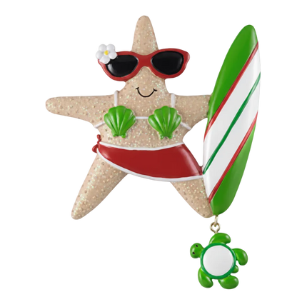 NT238: Tropical Starfish Surfer Girl