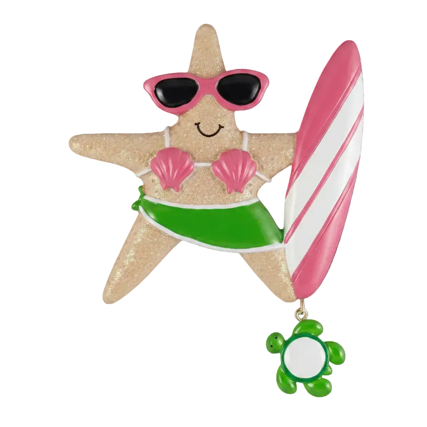 NT238: Tropical Starfish Surfer Girl