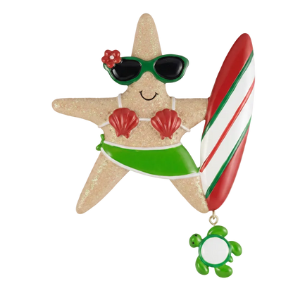 NT238: Tropical Starfish Surfer Girl