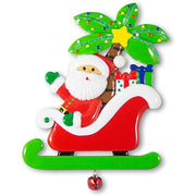 NT247: Santa Sleigh Palm Tree