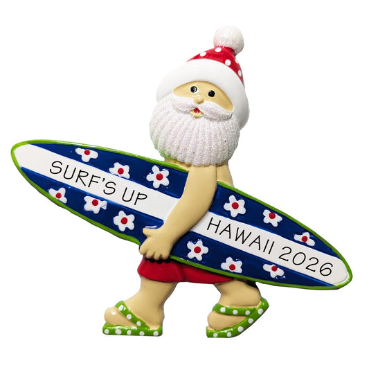 NT248: Santa w/ Surfboard