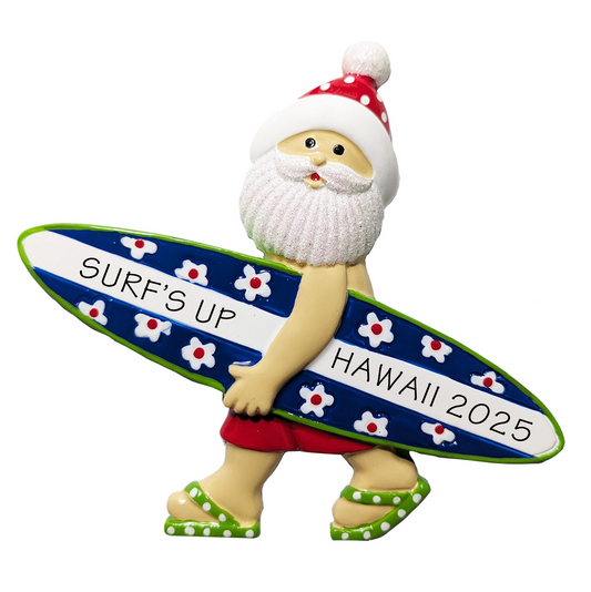 NT248: Santa w/ Surfboard