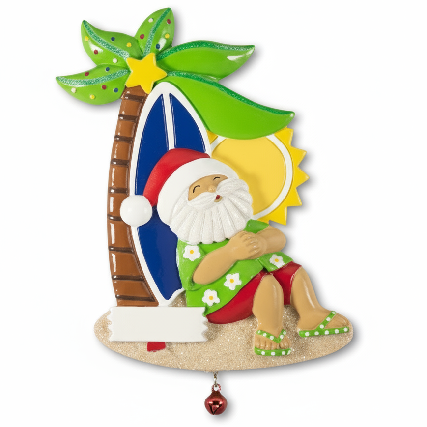 NT250: Santa Under Palm Tree