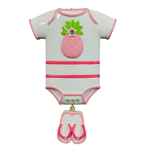 NT274G: Tropical Baby Girl Onesie