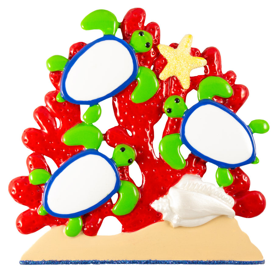 NT293: Sea Turtle Coral Family-3