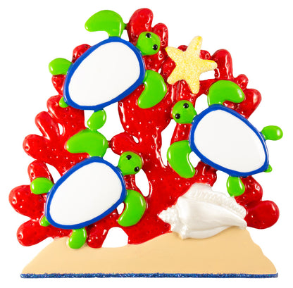 NT293: Sea Turtle Coral Family-3