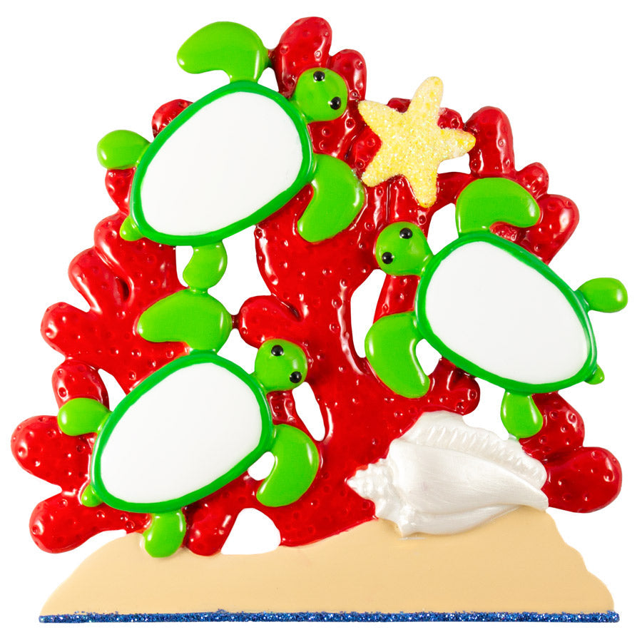 NT293: Sea Turtle Coral Family-3