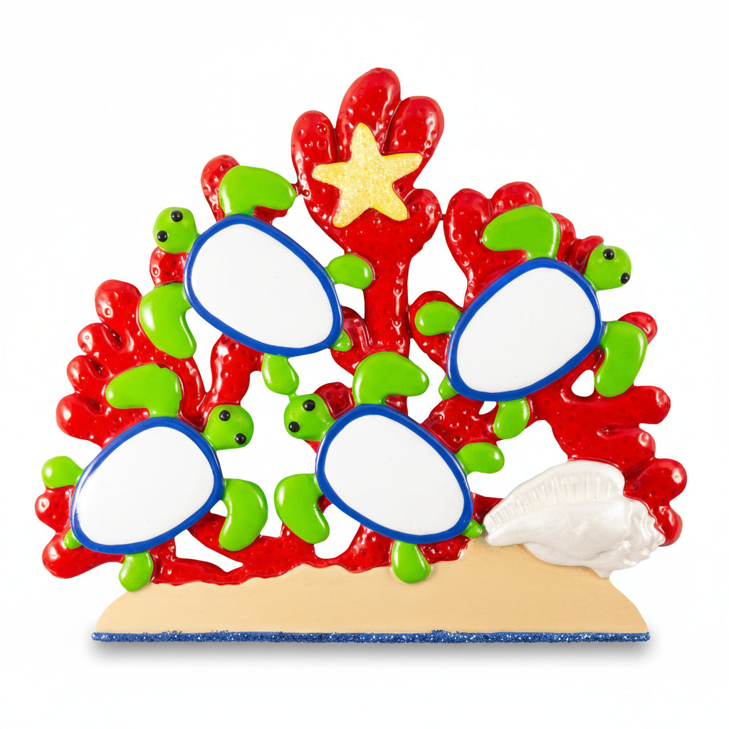 NT294: Sea Turtle Coral Family-4