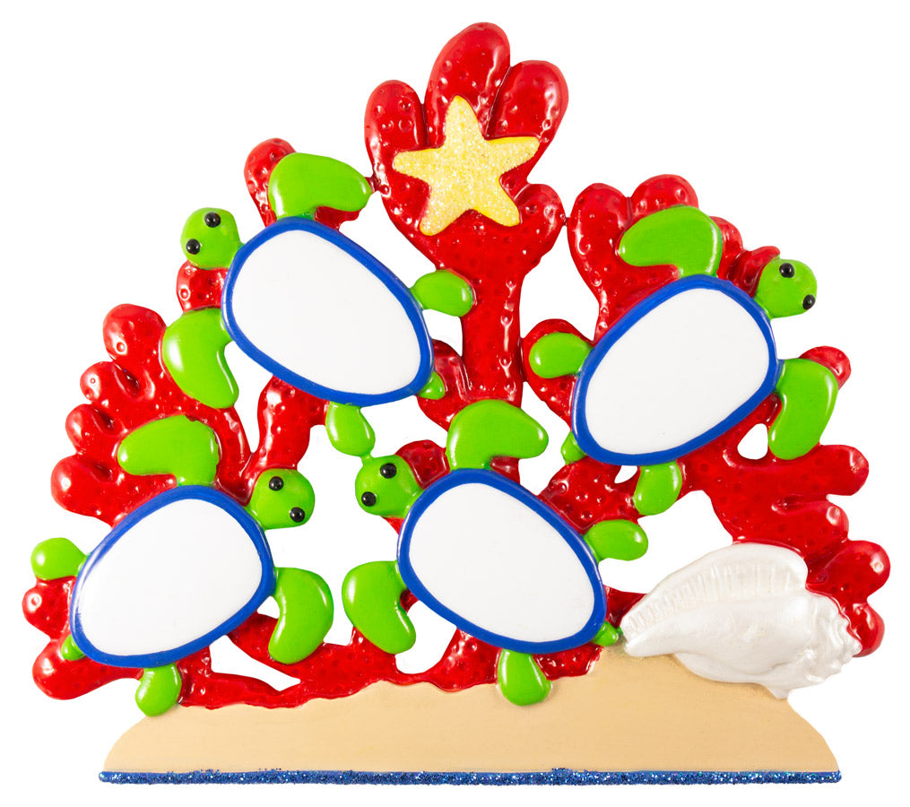 NT294: Sea Turtle Coral Family-4